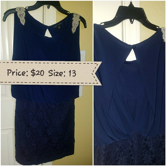 macys Dresses & Skirts - Dark Navy Blue Dress